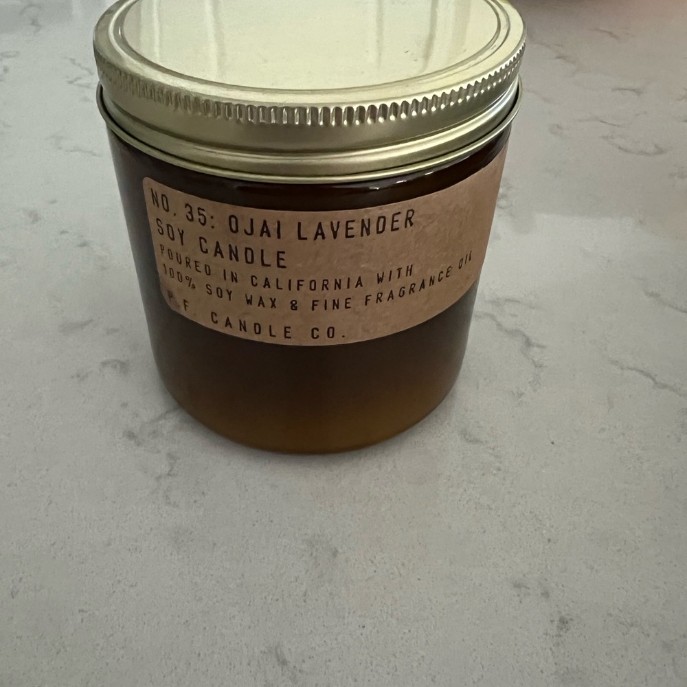 P.F. Candle Co 12oz Soy candle Ojai Lavender and 16oz hand&body wash bundle NWT
